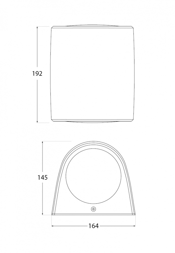 Светильник уличный настенный FUMAGALLI Marta 160 2l Nero Satin GX53 9,6 Вт IP55 черный