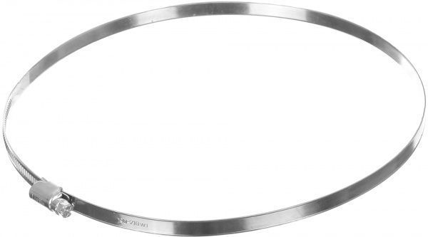 Хомут червячный 190-210 мм оцинкованная сталь