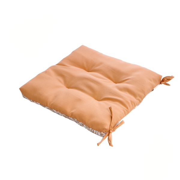 Подушка на стілець Ost-Fran 40x40x6 см лонета Coffee unica стьобана 5009