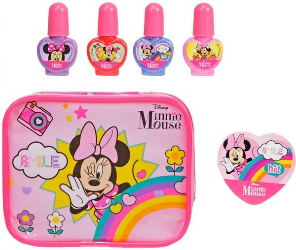 Набор лаков для ногтей Markwins с футляром Minnie 1599042E