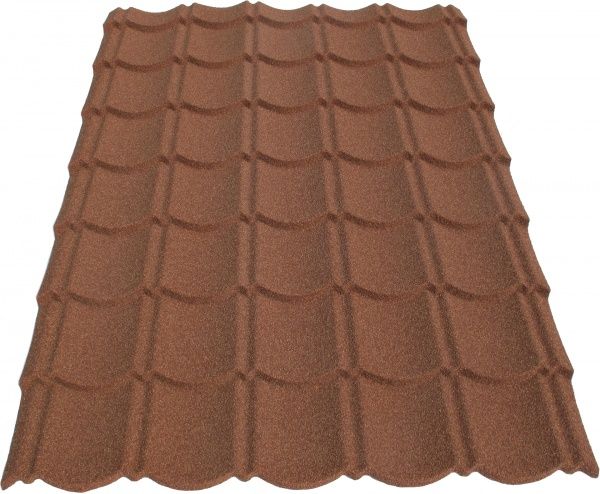 Лист композитної черепиці Aquapan Terra-Cotta 1123x890 мм 