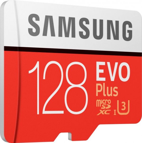 Карта пам'яті Samsung microSDXC 128 ГБ UHS-I Class 3 (U3) (MB-MC128HA/RU) EVO Plus V2 