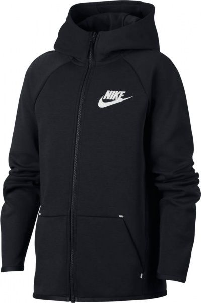 Джемпер Nike B NSW TCH FLC FZ ESSENTIALS AR4020-010 р. XL черный