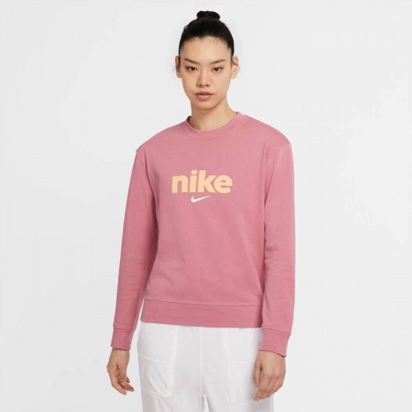 Свитшот Nike W NSW CREW HBR VRSTY CU5034-614 р. S розовый