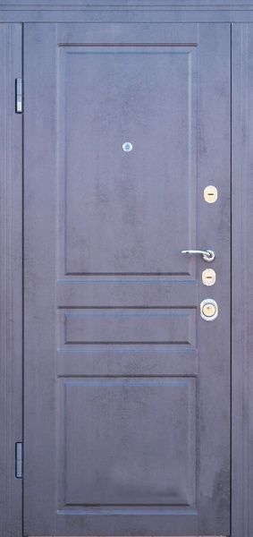 Двері вхідні Abwehr АП2-335 096Л моноблок Кale2+верх Кale2 НЧ NEW коричневий 2050x960мм ліві