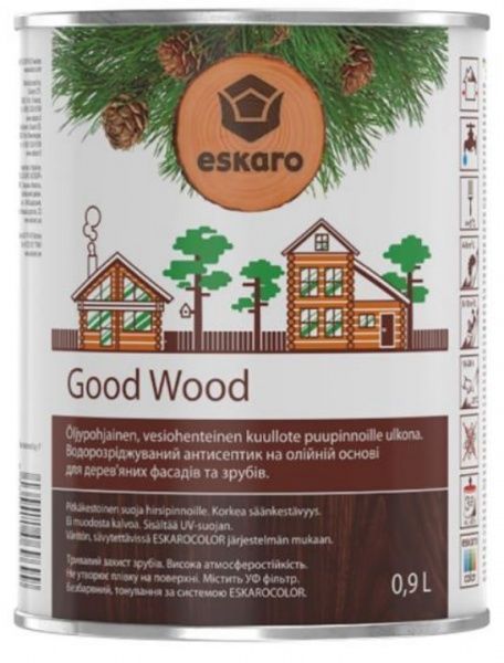 Антисептик Eskaro Good Wood не створює плівки 0,9 л