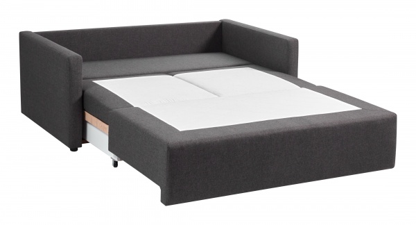 Ліжко-диван прямий Меблі Прогрес Кельн темно-сірий 1520x920x890 мм