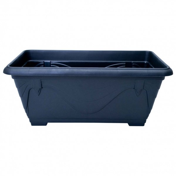 Ящик балконный Алеана Петуния 40,6х21,8 см прямоугольный гранит 