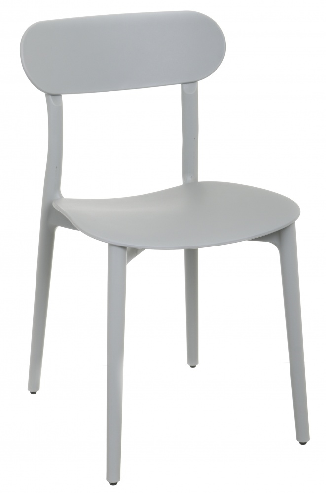 Стул Центр Меблів пластиковый Бама 52х43х79 см / серый