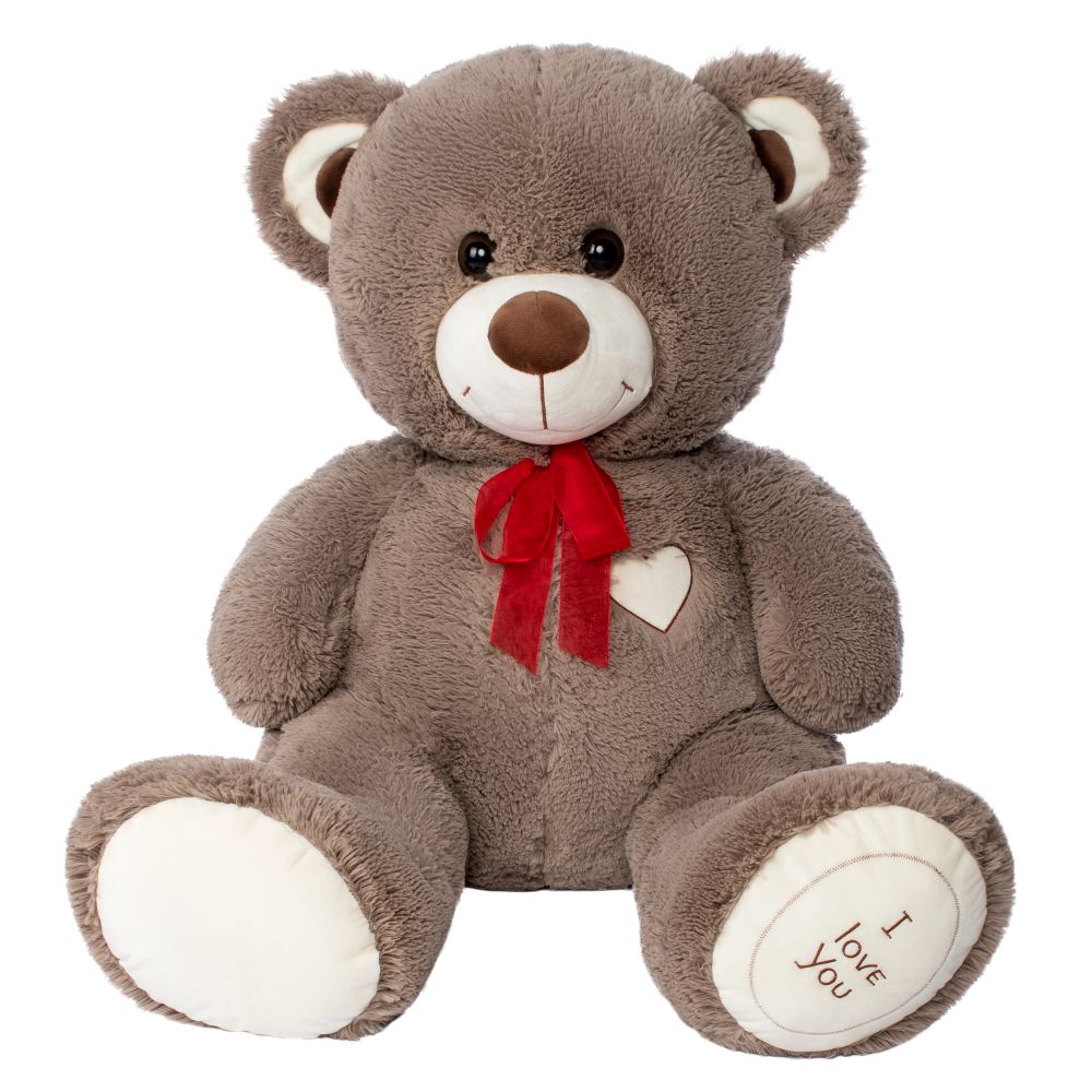 М'яка іграшка подарункова INKATOYS Ведмідь Бруно 100 см коричневий MEDV7_SU