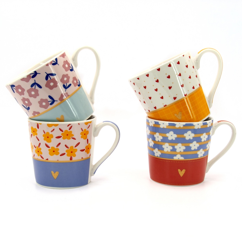 Чашка Milika FlowerCharm Red 400 мл M0520-RX-N250338