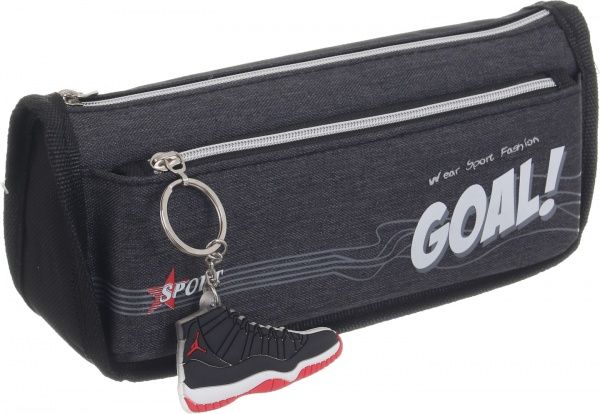 Пенал школьный Гол черный