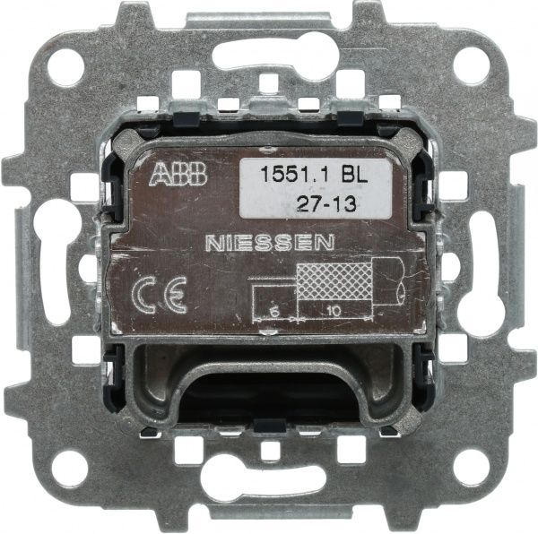 Розетка TV+R+SAT оконечная ABB Zenit антрацит N2251.7 AN Z