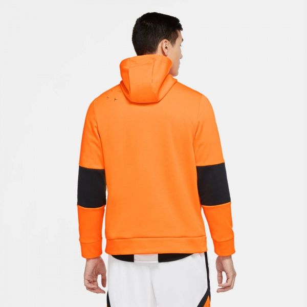 Джемпер Nike M J AIR THERMA FLC PO CK6789-803 р. L помаранчевий