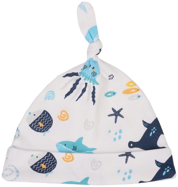 Шапочка-узелок ТМ Софія Атлантика р.38 разноцветный