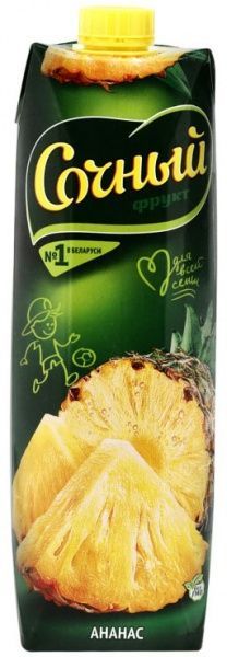 Нектар Сочный Ананасовый 1л 