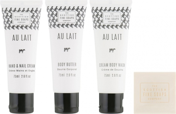 Набір подарунковий для жінок Scottish Fine Soaps Au Lait Luxurious Gift Set
