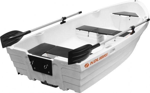 Моторная лодка пластиковая RKM-350 серая