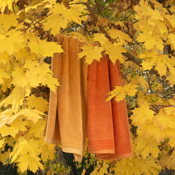 Рушник махровий Paulo 50x100 см помаранчевий Zwoltex 