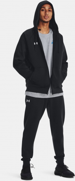 Джемпер Under Armour UA Rival Fleece FZ Hoodie 1379767-001 р.XL чорний