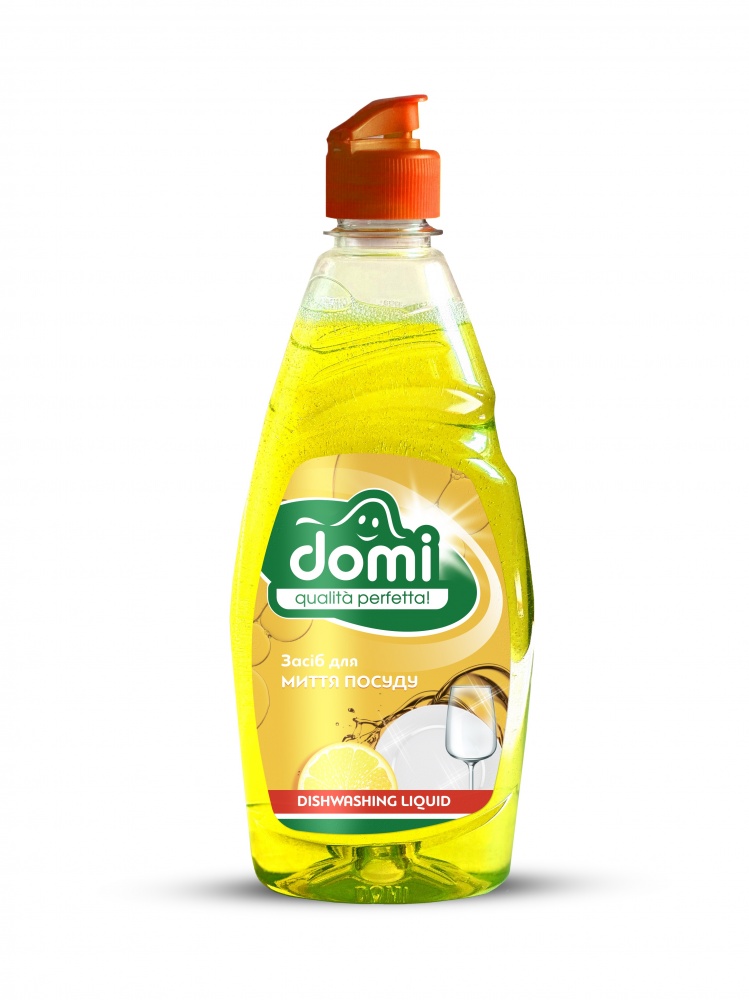 Средство для ручного мытья посуды Domi Лимон 0,45л