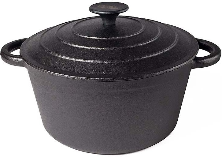 Кастрюля с крышкой Biol чугунная 4,5 л СС04