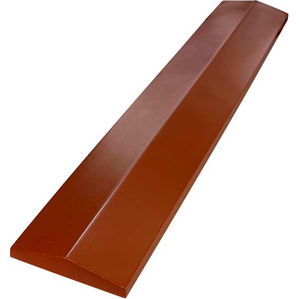 Крышка на забор Классика 170x1000x35 мм коричневый МЕГАЛИТ 