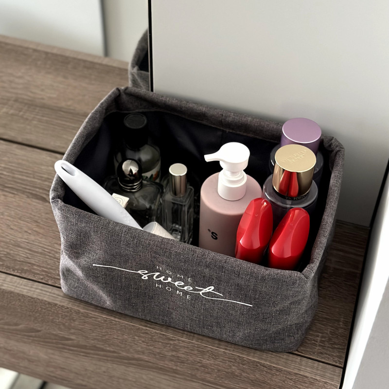 Корзина для игрушек Sweet Home XS серая с оксфорда Organize