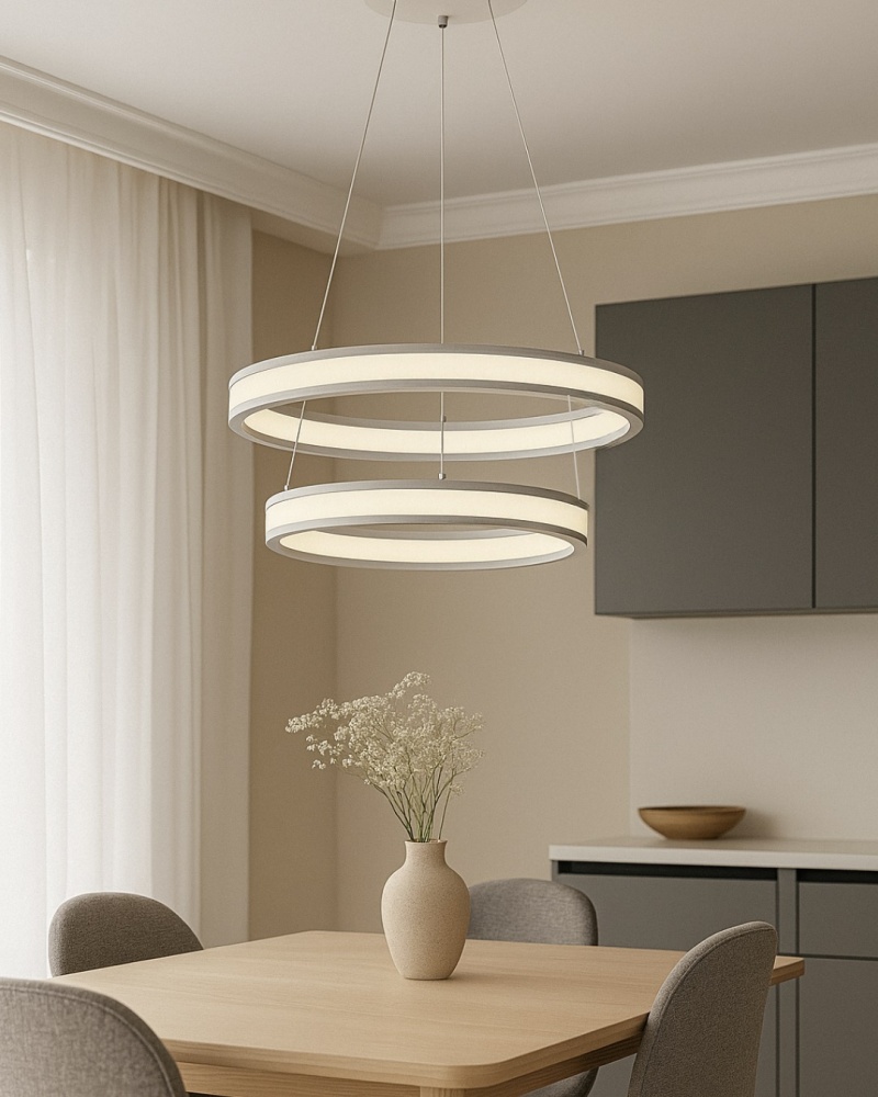 Світильник підвісний LIGHT SET VERBA LED 2 PL 6012 100W 7800Lm 2800-6000K білий