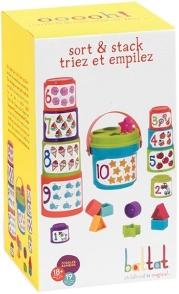Игровой набор Battat Сортер–пирамидка 2в1 BT2529Z