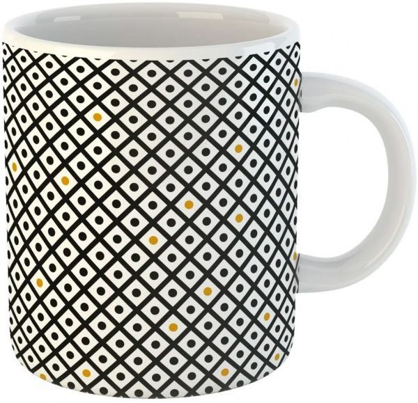 Чашка Black&Gold «Ольга» Be Happy