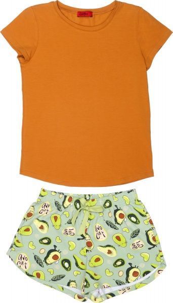 Пижама женская Levtam Авокадо р. L разноцветный 