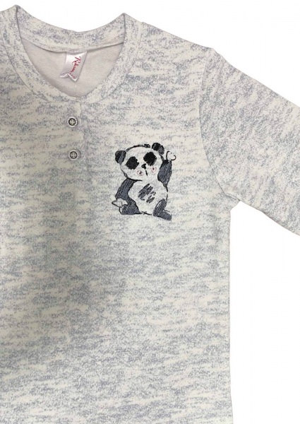 Пижама детская унисекс Roksana 0067/30072 р.110 серый 