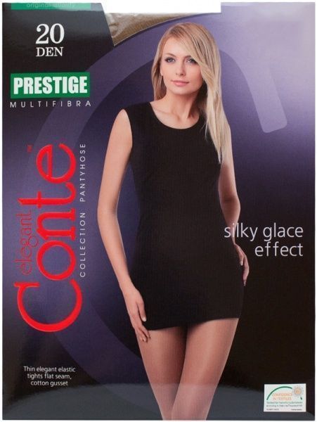 Колготки Conte PRESTIGE 20 den grafit р. 2 графит 