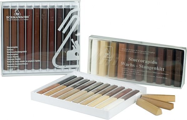 Олівці воскові Borma Wachs махагон