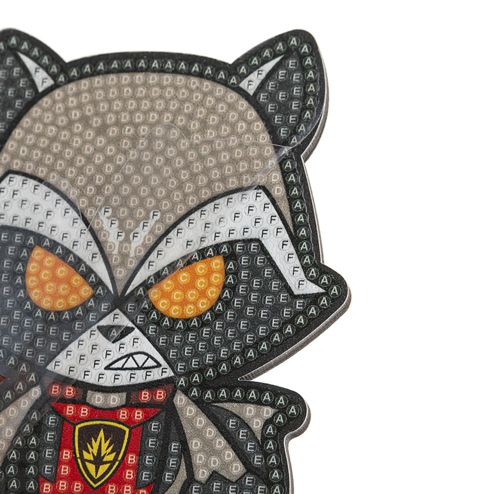 Мозаїка Crystal Art Єнот Ракета CAFGR-MCU012