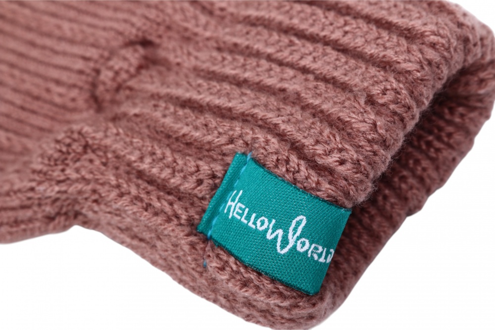 Рукавицы HW для девочек р.14-16 /розовый