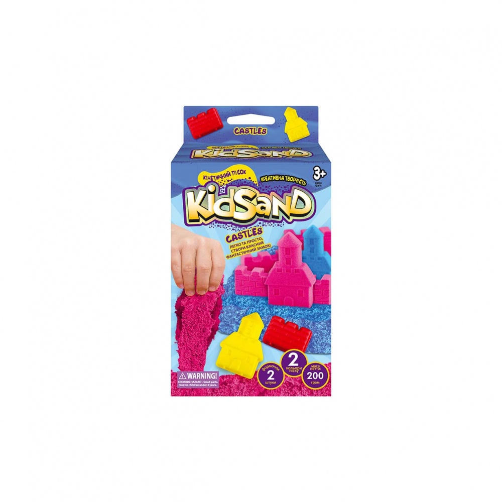 Кинетический песок Danko Toys Креативное творчество KidSand 200 г KS-05-01U