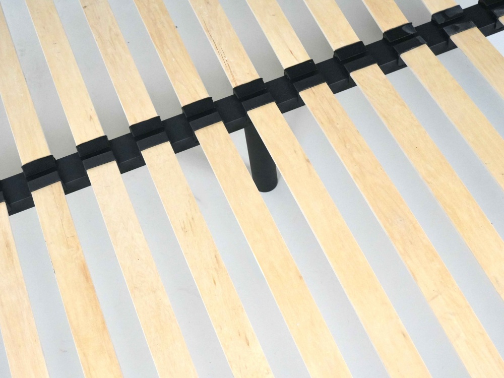 Каркас для кровати TWINSANN бук/металл 160x200 черный