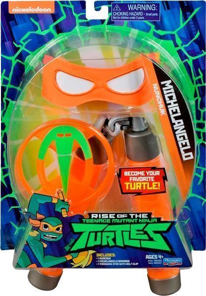 Игрушечное оружие TMNT «Эволюция Черепашек-Ниндзя» W2 - СНАРЯЖЕНИЕ МИКЕЛАНДЖЕЛО 82057