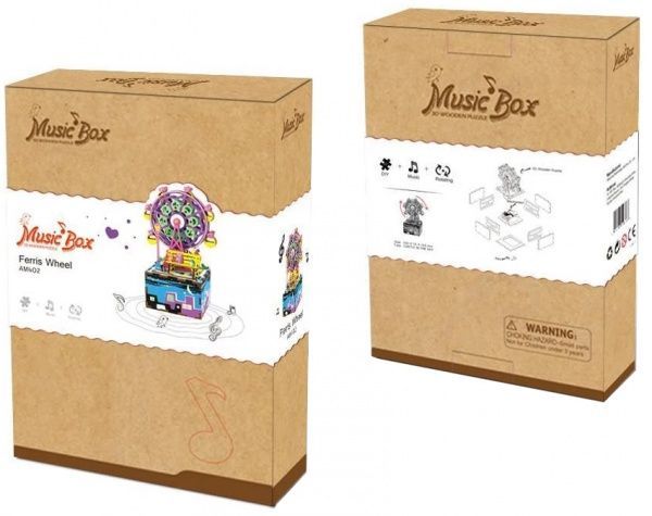 Музыкальная шкатулка Robotime Колесо обозрения AM402