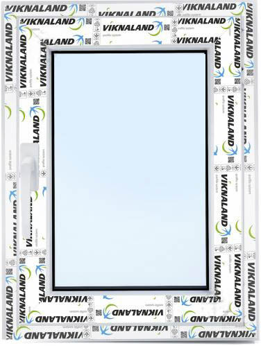 Окно поворотно-откидное VIKNALAND В 70 850x1410 мм правое 