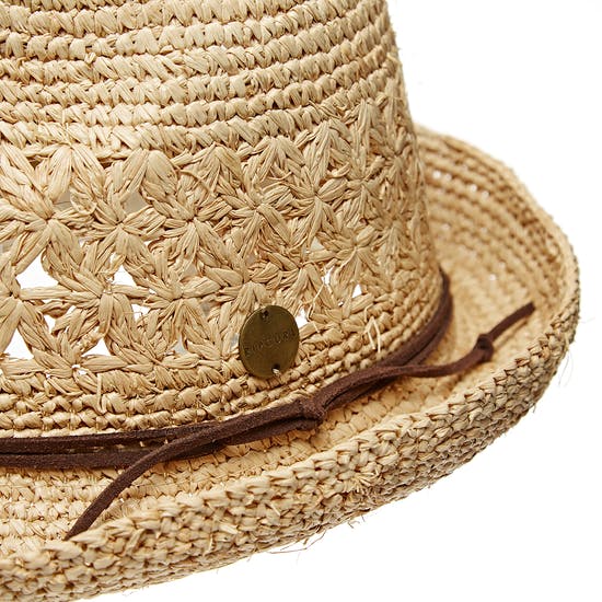 Шляпа Rip Curl Crochet Straw Fedora GHAHV1-0031 S бежевый
