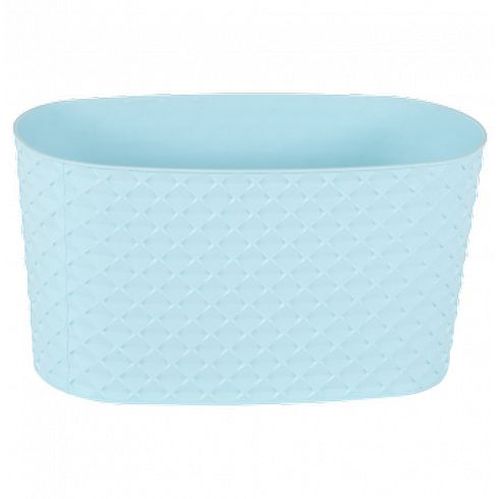 Горщик Serinova KAPADOKYA БАЛКОН прямокутний 4,7 л світло-блакитний (KAPB-PudraMavi 11390) 