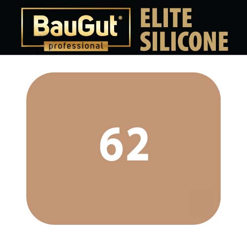Герметик силіконовий BauGut Silicon Elite 62 світло-коричневий 300мл