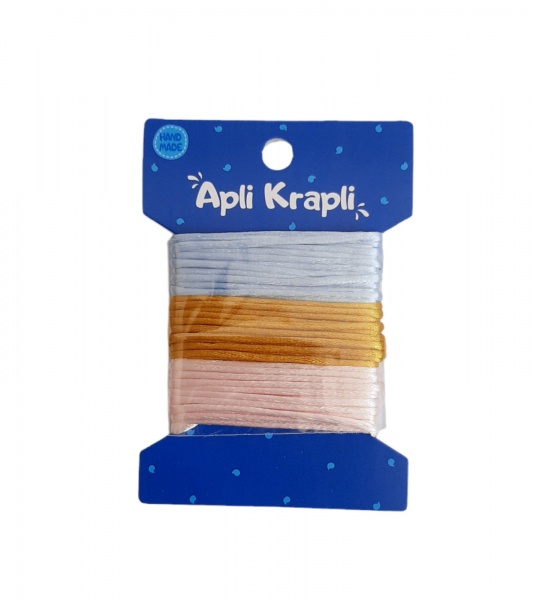 Набір для творчості Шнур (3 кольори по 3 м) АпліКраплі 