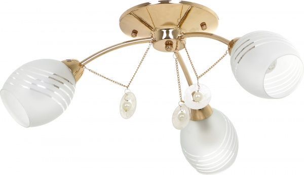 Люстра подвесная Luce 213 3xE14 золотой 