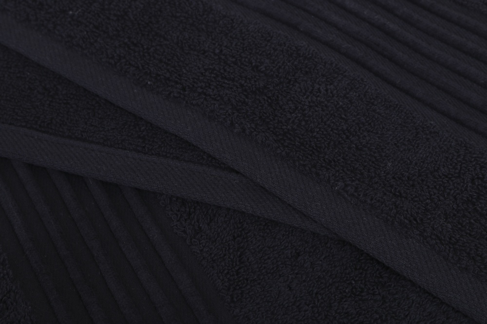 Полотенце махровое Meda 100x150 см черный La Nuit