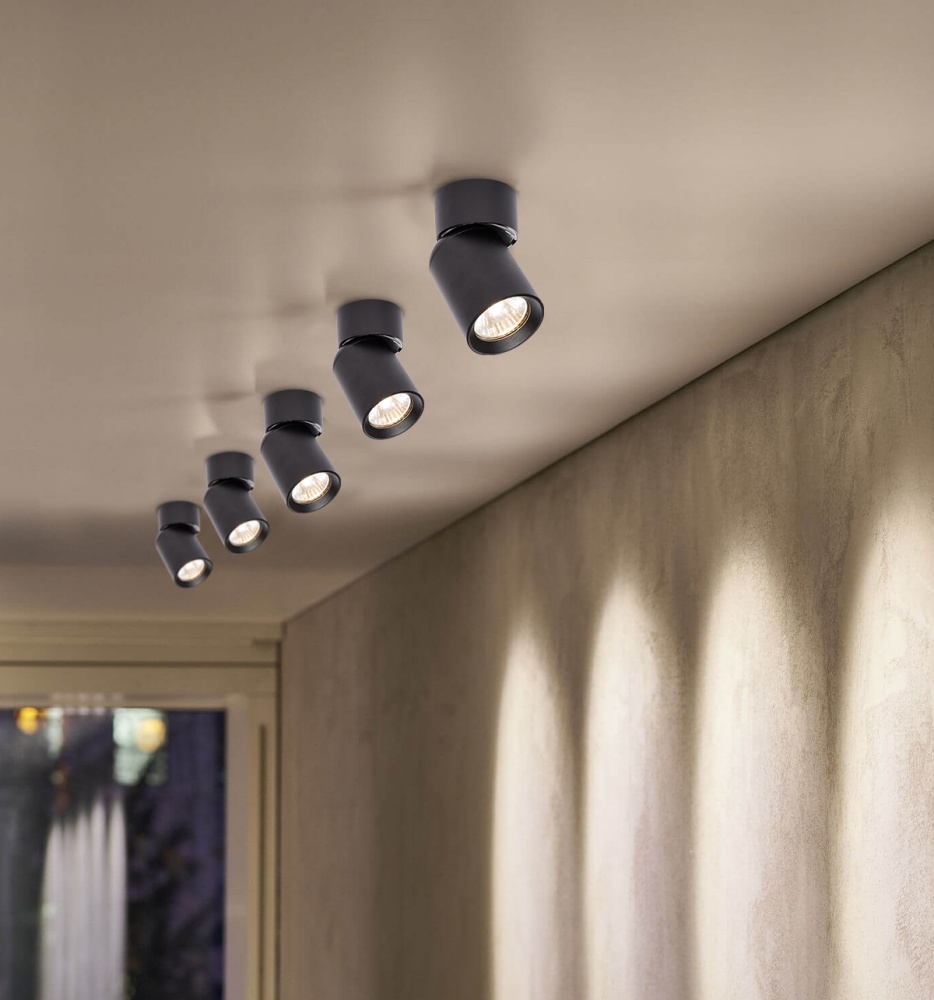 Спот Eurolamp 1x30 Вт GU10 чорний LH1-LED-GU10(black)new