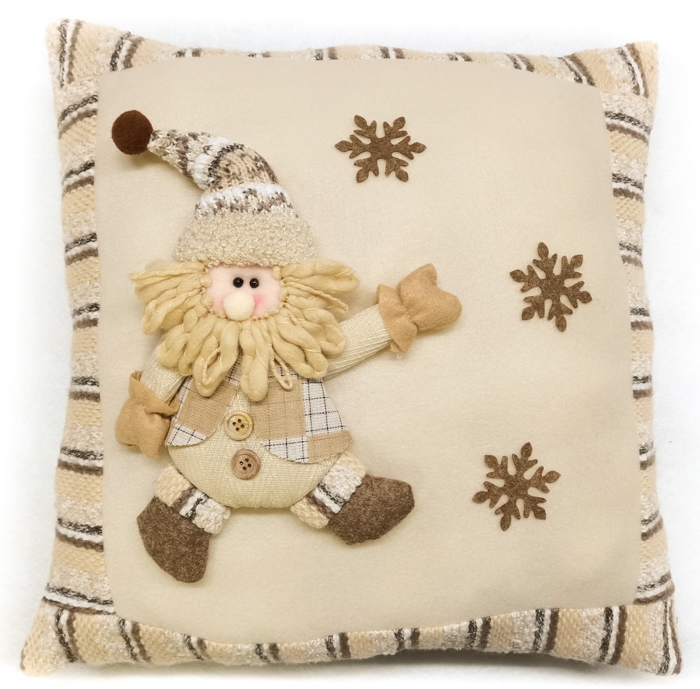 Декорация новогодняя подушка Санта W22-23AB017A